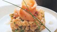 gerookte zalm voorgerecht koud