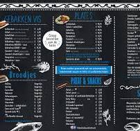 visrestaurant menukaart